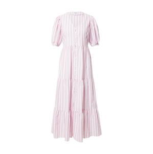 FRNCH PARIS Košeľové šaty 'Sue'  ružová / biela