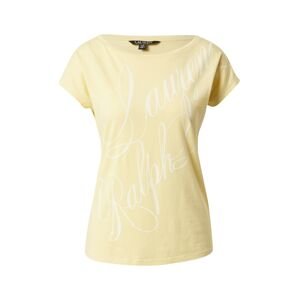 Lauren Ralph Lauren Tričko 'GRIETA'  krémová / žltá