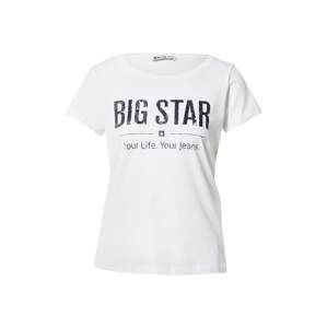 Big Star Tričko 'BRUNONA'  biela / čierna