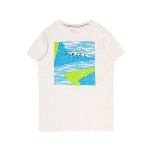 ICEPEAK Funkčné tričko  biela / nebesky modrá / zelená