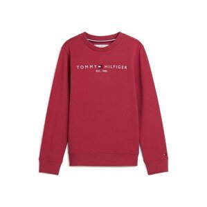 TOMMY HILFIGER Mikina  malinová / biela / námornícka modrá / červená