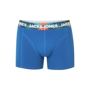 JACK & JONES Boxerky 'HUTLEY'  modrá / biela / oranžová / zelená