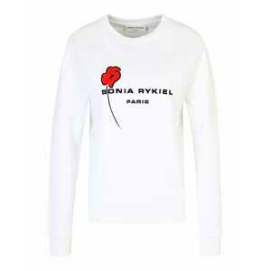 Sonia Rykiel Mikina 'YUMI'  biela / čierna / červená