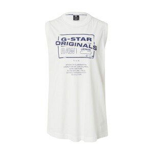 G-Star RAW Top  biela / modrá