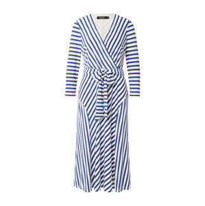 Lauren Ralph Lauren Šaty  modrá melírovaná / šedobiela