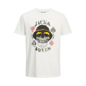 JACK & JONES Tričko 'Captain'  žltá / sivá / červená / čierna / biela