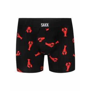 SAXX Športové nohavičky 'UNDERCOVER'  čierna / červená / biela