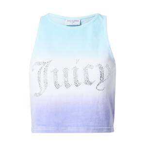 Juicy Couture Top 'AMORA'  tyrkysová / biela / strieborná / svetlofialová