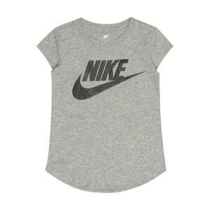 Nike Sportswear Tričko  tmavosivá / čierna