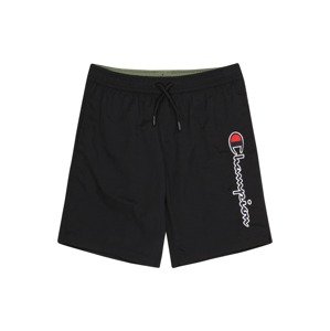 Champion Authentic Athletic Apparel Plavecké šortky  čierna / biela / tmavomodrá / červená