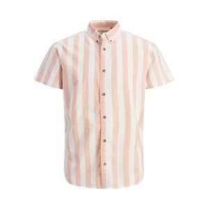 JACK & JONES Košeľa 'PLAIN'  rosé / krémová