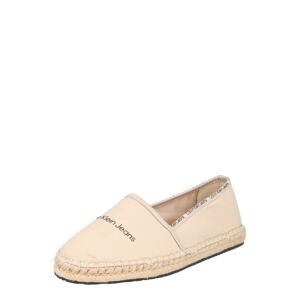 Calvin Klein Jeans Espadrilky  béžová / čierna