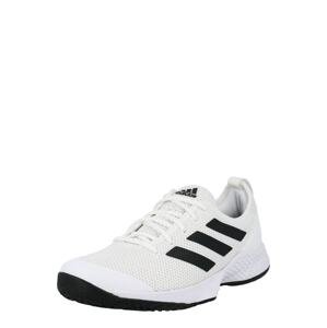 ADIDAS PERFORMANCE Športová obuv 'Court Flash'  biela / čierna
