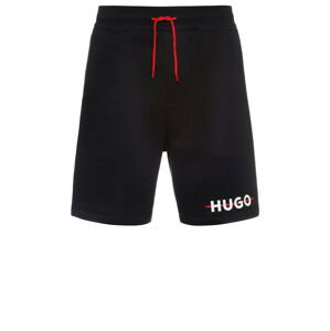 HUGO Nohavice 'Dedford'  červená / čierna / biela