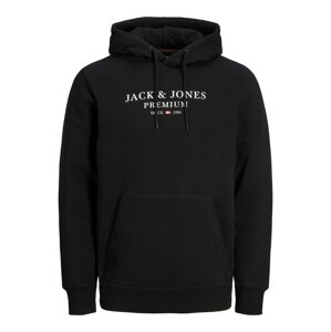 JACK & JONES Mikina 'Archie'  čierna / biela