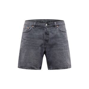 Levi's® Plus Džínsy 'PLUS 501® 90S SHORT BLACKS'  čierny denim