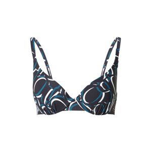 JOOP! Bodywear Bikinový top  tmavomodrá / petrolejová / biela / ružové zlato