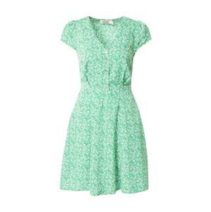 Louche Košeľové šaty 'CATHLEEN'  zelená / biela
