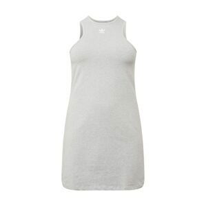 ADIDAS ORIGINALS Letné šaty  sivá melírovaná / biela