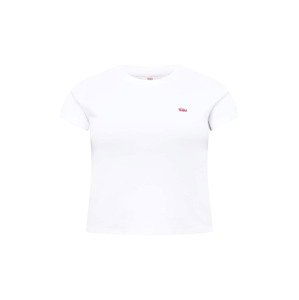 Levi's® Plus Tričko 'PL SS Baby Tee'  červená / biela