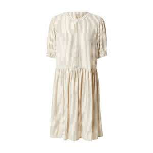 Soyaconcept Košeľové šaty 'DAMILA'  svetlohnedá / prírodná biela