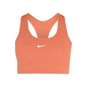 NIKE Športová podprsenka  oranžovo červená / biela