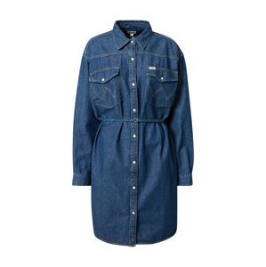 WRANGLER Košeľové šaty 'Jumbo'  modrá denim