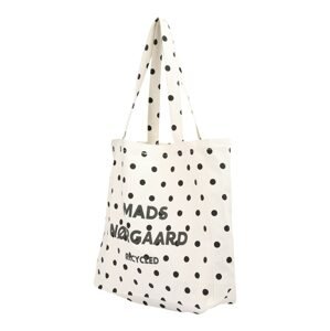 MADS NORGAARD COPENHAGEN Shopper  biela / čierna