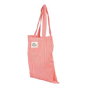 MADS NORGAARD COPENHAGEN Shopper  biela / melónová