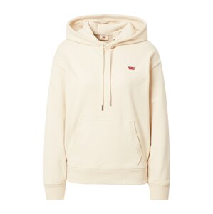 LEVI'S ® Mikina 'Standard Hoodie'  krémová / červená / biela