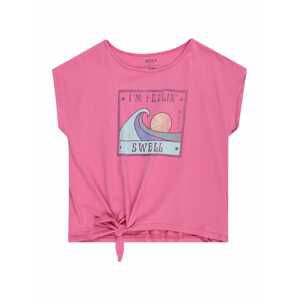 ROXY Tričko 'PURA PLAYA'  ružová / baklažánová / svetlomodrá / tyrkysová / zmiešané farby
