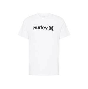 Hurley Funkčné tričko  čierna / biela