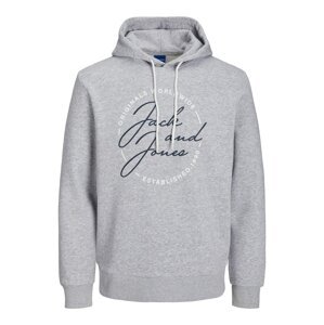 JACK & JONES Mikina 'JERRYS'  námornícka modrá / sivá / biela