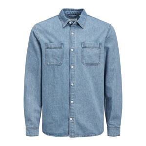 JACK & JONES Košeľa 'Jeff'  modrá denim