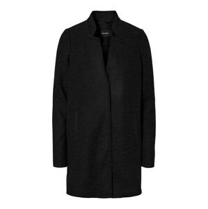 VERO MODA Prechodný kabát 'Katrine'  čierna melírovaná
