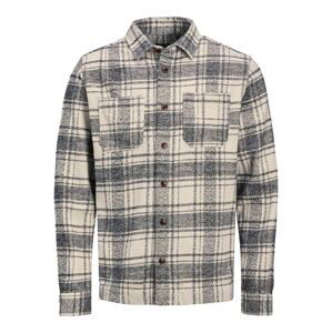 JACK & JONES Prechodná bunda 'Logan'  béžová / antracitová