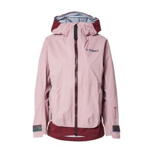 adidas Terrex Outdoorová bunda 'MYSHELTER'  svetlofialová / bordová / sivá