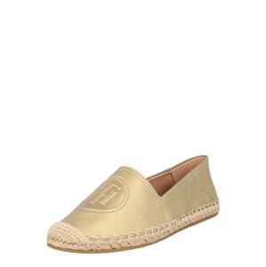 TOMMY HILFIGER Espadrilky  námornícka modrá / zlatá / červená / biela