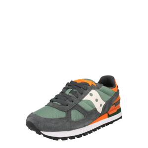 saucony Športová obuv  tmavosivá / svetlozelená / biela / oranžová