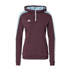 ADIDAS PERFORMANCE Športová mikina  svetlomodrá / burgundská / čierna