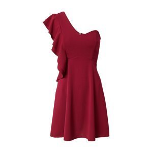 WAL G. Kokteilové šaty 'ROSA'  vínovo červená