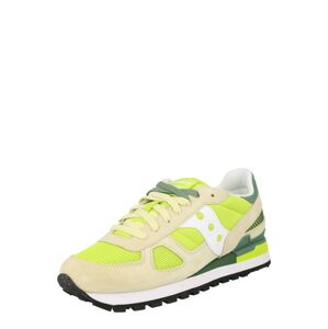 saucony Nízke tenisky 'Shadow'  béžová / biela / neónovo zelená