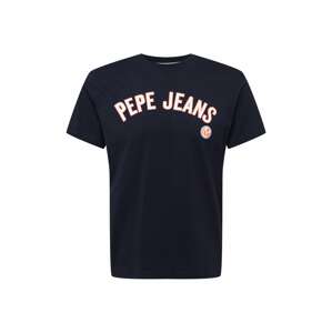 Pepe Jeans Tričko 'ALESSIO'  tmavomodrá / biela / koralová