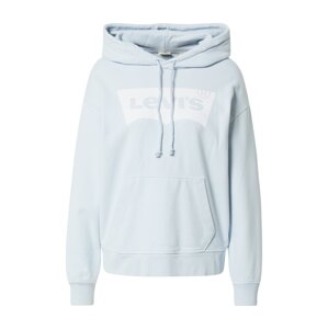 LEVI'S Mikina 'GRAPHIC STANDARD HOODIE BLUES'  pastelovo modrá / biela