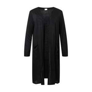 VILA Pletený kabát 'SUMI'  čierna