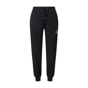 Calvin Klein Jeans Nohavice  čierna / biela / krémová