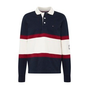 TOMMY HILFIGER Tričko  námornícka modrá / ohnivo červená / biela