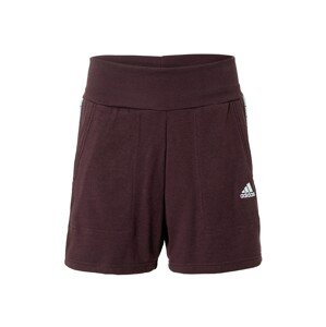 ADIDAS PERFORMANCE Športové nohavice 'Tiro'  burgundská / biela / svetlomodrá