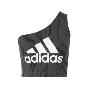 ADIDAS SPORTSWEAR Športový top  sivá / čierna / biela