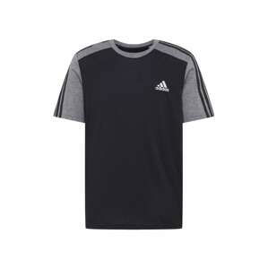 ADIDAS SPORTSWEAR Funkčné tričko  sivá melírovaná / čierna / biela